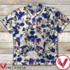 Mickey Veteran Blue Flower Hawaiian Shirt, Unique Gifts For Friends - Vesles2014S 1