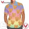 Mickey Waffles Rainbow Disney For men And Women Graphic Print Short Sleeve Hawaiian Casual Shirt Vesles2014S