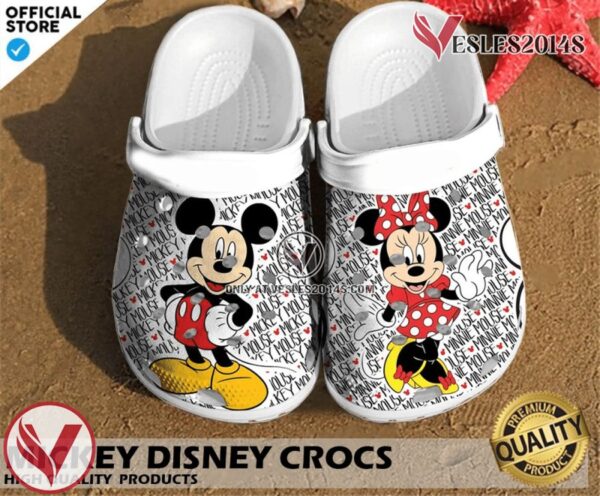 Mickey and Minnie Mouse Crocs Clog Shoes Style 2, Unique Gift From  Vesles2014S 2