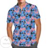Mickey's Fourth of July Movies Disney For men And Women Graphic Print Short Sleeve Hawaiian Casual Shirt Vesles2014S