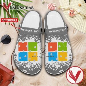 Microsoft Brand Crocs Shoes For Men And Women, Unique Clogs Shoes For Fans - Vesles2014S 1