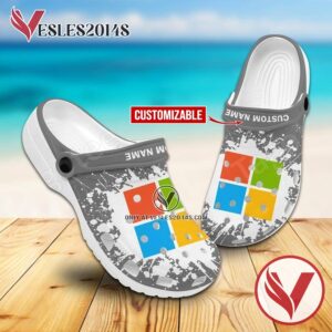 Microsoft Brand Crocs Shoes For Men And Women, Unique Clogs Shoes For Fans - Vesles2014S
