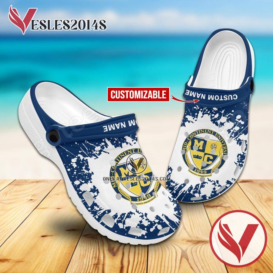 Mid-Continent College Crocs Clogs Shoes, Unique Footwear For Fans - Vesles2014S