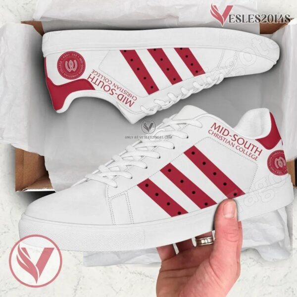 Mid-South Christian College Print Stan Smith Shoes, Unique Sneaker For Fans - Vesles2014s