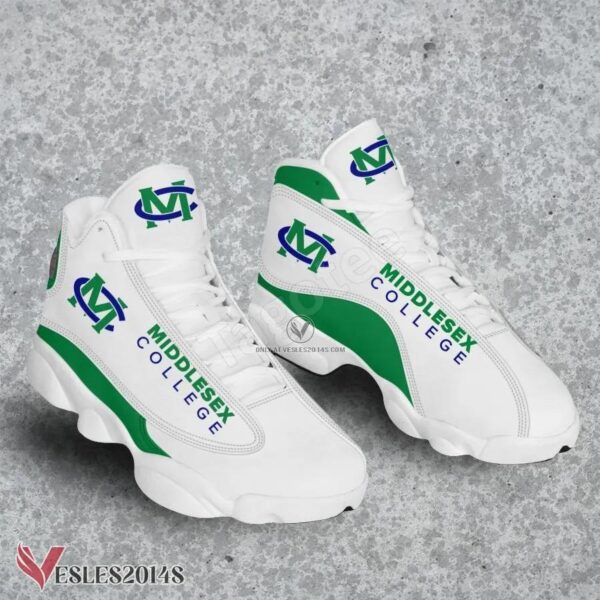 Middlesex College Logo Air Jordan 13 Shoes, Best Sneaker Gifts For Fans - Vesles2014s 1