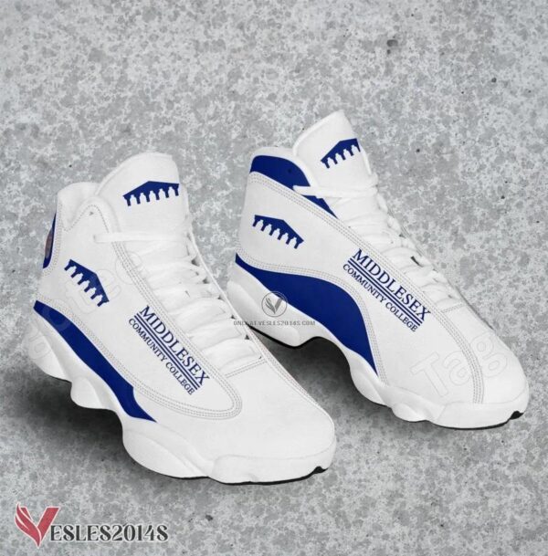 Middlesex Community College Logo Air Jordan 13 Shoes, Best Sneaker Gifts For Fans - Vesles2014s