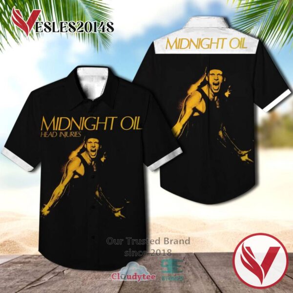 Midnight Oil Head Injuries Casual Hawaiian Shirt, Best Gifts For Summer Vesles2014S