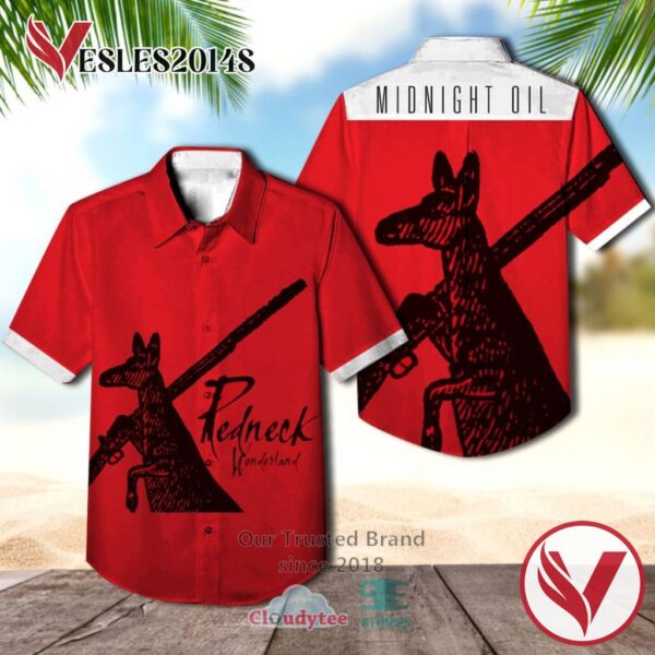 Midnight Oil Redneck Wonderland Casual Hawaiian Shirt, Best Gifts For Summer Vesles2014S 1