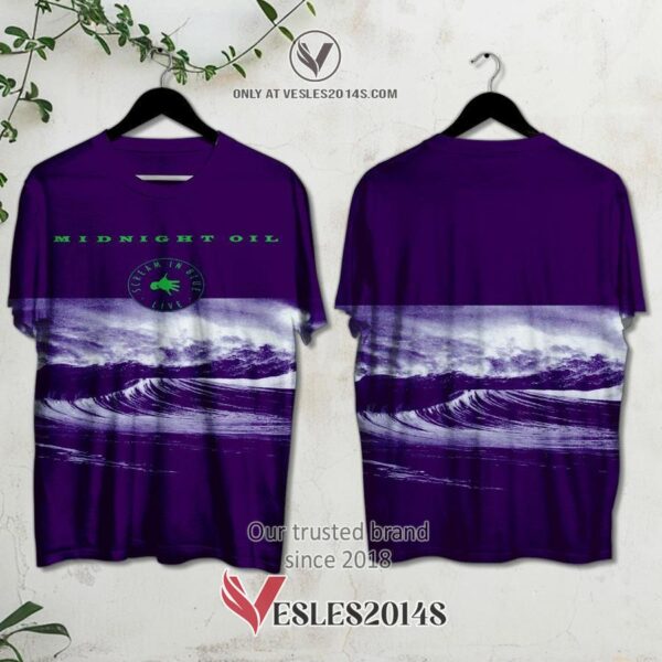 Midnight Oil-Scream in Blue Album 3D Shirt, Unique Gifts For Music Lovers - Vesles2014S