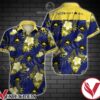 Midnight Oil Yellow Tropical Floral Navy Hawaiian Shirt, Unique Gifts For Friends - Vesles2014S 1