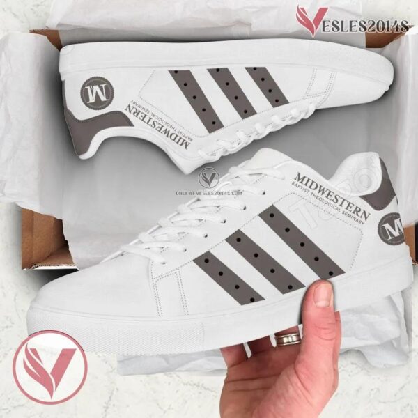 Midwestern Baptist Theological Seminary Logo Stan Smith Shoes, Unique Sneaker For Fans - Vesles2014s