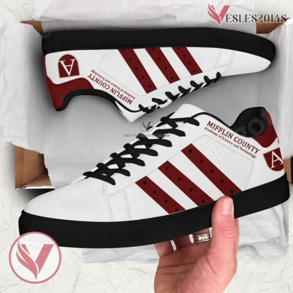 Mifflin County Academy of Science and Technology Logo Stan Smith Shoes, Unique Sneaker For Fans - Vesles2014s 1