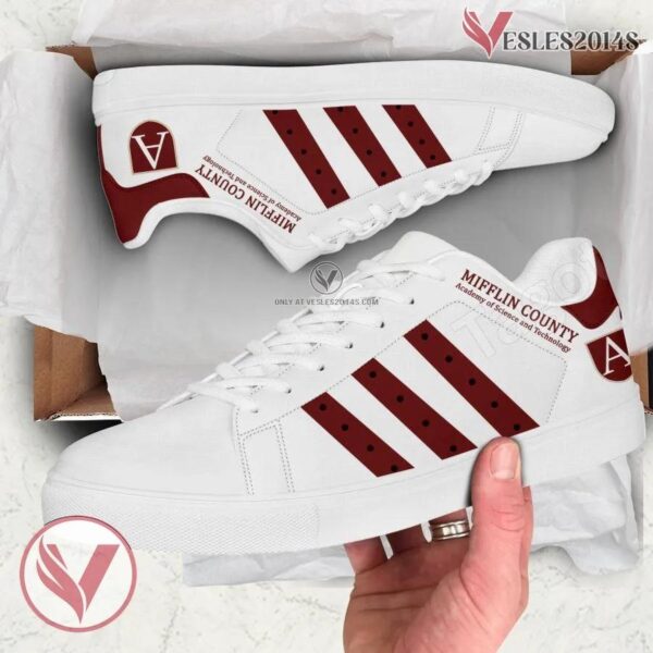 Mifflin County Academy of Science and Technology Logo Stan Smith Shoes, Unique Sneaker For Fans - Vesles2014s