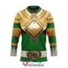 Mighty Morphin Green Power Rangers Hockey Jersey, Trending Gifts For Fans - Vesles2014s