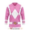 Mighty Morphin Pink Power Rangers Custom Hockey Jersey, Trending Gifts For Fans - Vesles2014s