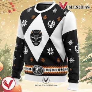 Mighty Morphin Power Rangers Black Ugly Christmas Sweater, Unique Christmas Gift For Fans - Vesles2014S 1