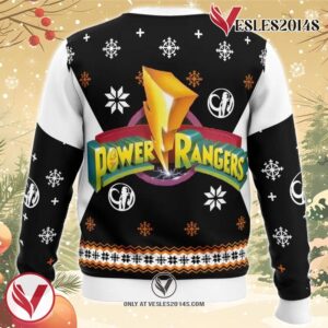 Mighty Morphin Power Rangers Black Ugly Christmas Sweater, Unique Christmas Gift For Fans - Vesles2014S 3