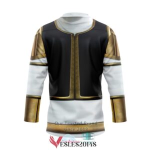 Mighty Morphin White Power Rangers Hockey Jersey, Trending Gifts For Fans - Vesles2014s 1