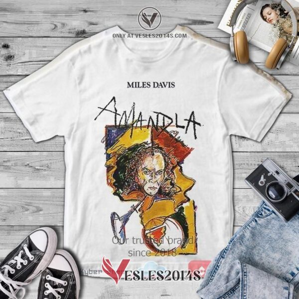 Miles Davis Amandla Album 3D T-Shirt, Unique Gifts For Music Lovers - Vesles2014S