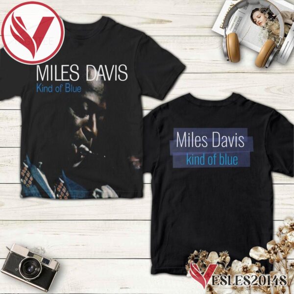 Miles Davis Kind Of Blue Album Cover Shirt, Perfect Gifts For Music Lovers - Vesles2014S