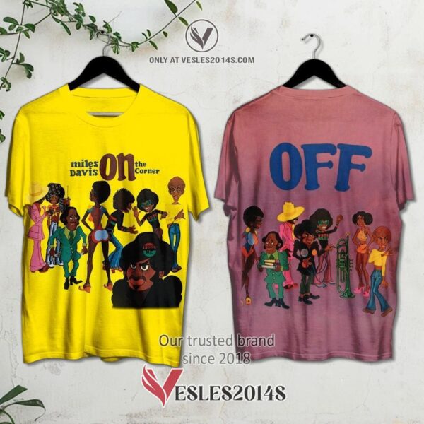 Miles Davis-On the Corner Album 3D Shirt, Unique Gifts For Music Lovers - Vesles2014S