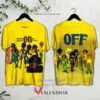Miles Davis-On the Corner Album Yellow 3D Shirt, Unique Gifts For Music Lovers - Vesles2014S