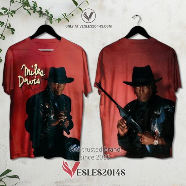 Miles Davis-You're Under Arrest Album 3D Shirt, Unique Gifts For Music Lovers - Vesles2014S