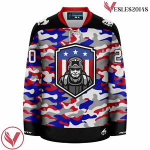 Military Appreciation 2020 Charity Hockey Jersey - Vesles2014S 2