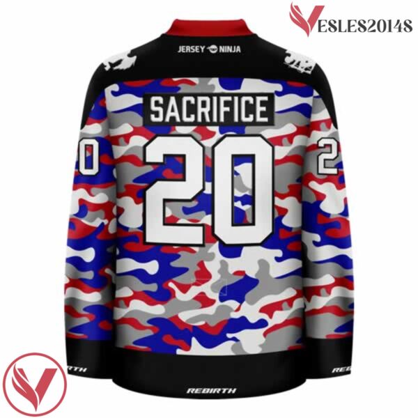 Military Appreciation 2020 Charity Hockey Jersey - Vesles2014S 3