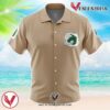 Military Police Attack on Titan Hawaiian Button Up Shirt, Perfect Gifts For Anime Lovers - Vesles2014S