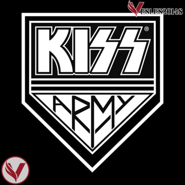 Military Rank KISS Army Black Hockey Jersey - Vesles2014S 4