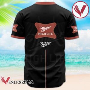 Miller High Life Black Label Logo Baseball Jersey, Perfect Gifts For Fans - Vesles2014S 2