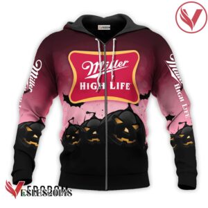 Miller High Life Halloween Night Pumpkin Hoodie & Zip Hoodie - Vesles2014S 2