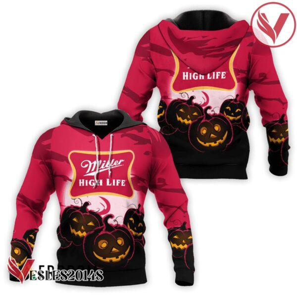 Miller High Life Halloween Night Pumpkin Hoodie & Zip Hoodie - Vesles2014S 4