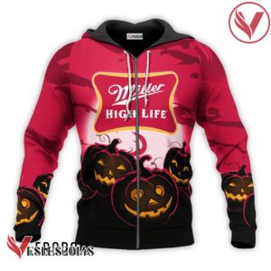 Miller High Life Halloween Night Pumpkin Hoodie & Zip Hoodie - Vesles2014S 6