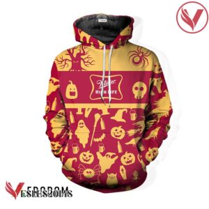 Miller High Life Halloween Patterns Hoodie & Zip Hoodie - Vesles2014S 2