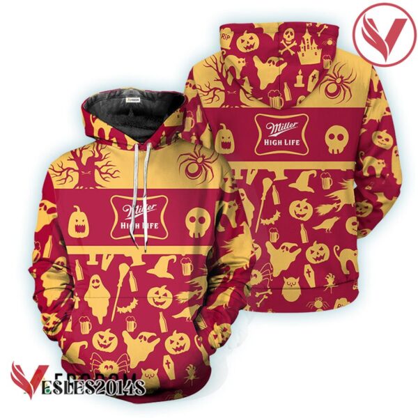 Miller High Life Halloween Patterns Hoodie & Zip Hoodie - Vesles2014S