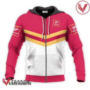Miller High Life Pink Tennis Hoodie & Zip Hoodie - Vesles2014S 2