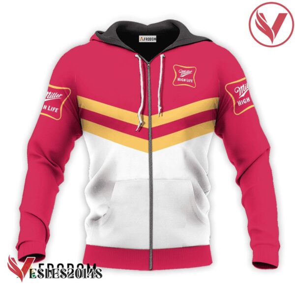 Miller High Life Pink Tennis Hoodie & Zip Hoodie - Vesles2014S 2