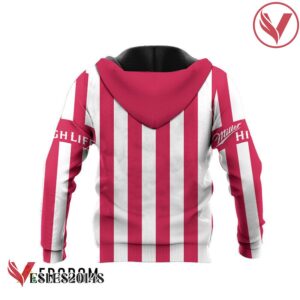 Miller High Life Pink Vintage Striped Hoodie & Zip Hoodie - Vesles2014S 4