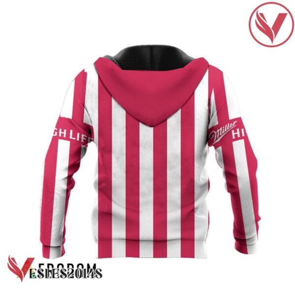 Miller High Life Pink Vintage Striped Hoodie & Zip Hoodie - Vesles2014S 4