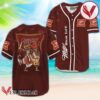 Miller High Life Red Halloween Dinosaur Baseball Jersey, Perfect Gifts For Fans - Vesles2014S