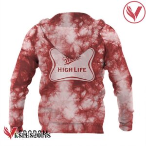Miller High Life Red Tie-dye Hoodie & Zip Hoodie - Vesles2014S 3