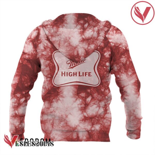 Miller High Life Red Tie-dye Hoodie & Zip Hoodie - Vesles2014S 3