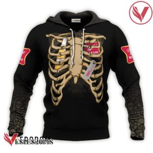 Miller High Life Skeleton Ribcage Hoodie & Zip Hoodie - Vesles2014S 1