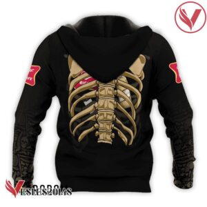 Miller High Life Skeleton Ribcage Hoodie & Zip Hoodie - Vesles2014S 3
