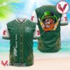 Miller High Life St. Patrick's Day Leprechaun Baseball Jersey, Perfect Gifts For Fans - Vesles2014S