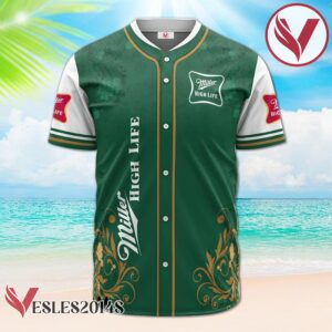 Miller High Life St. Patrick's Day Leprechaun Baseball Jersey, Perfect Gifts For Fans - Vesles2014S 2