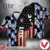 Miller Lite Beer American Flag Hawaiian Shirt, Unique Gifts For Friends - Vesles2014S 1