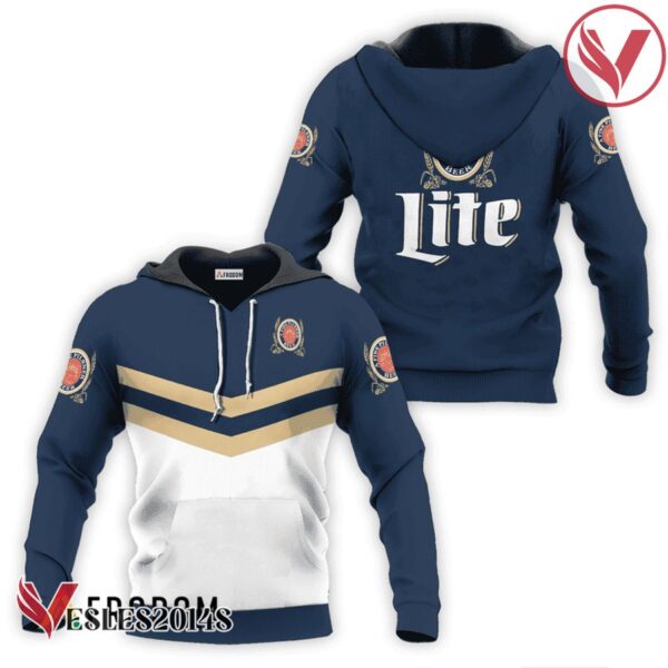 Miller Lite Blue Tennis Hoodie & Zip Hoodie - Vesles2014S